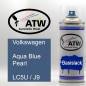 Preview: Volkswagen, Aqua Blue Pearl, LC5U / J9: 400ml Sprühdose, von ATW Autoteile West.